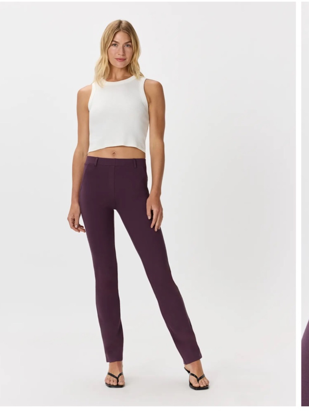 Quince Ultra-Stretch Ponte Straight Leg Pants